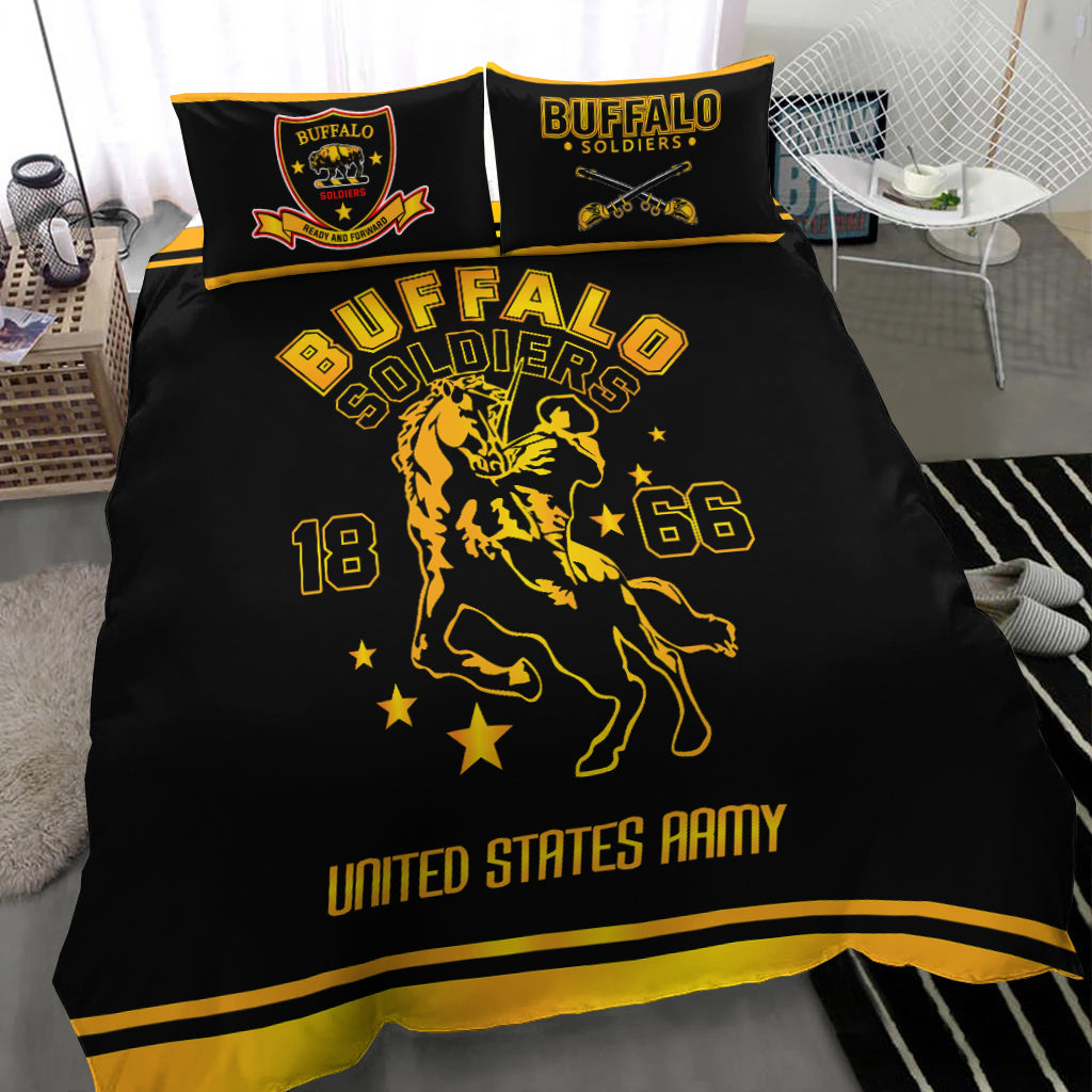 Buffalo Soldiers African American Legend Of The Black Soldiers Bedding Set - LT2 - Wonder Print Shop