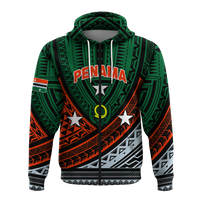 Custom Personalised Vanuatu Penama Province Tribal Pattern Hoodie LT12 - Wonder Print Shop