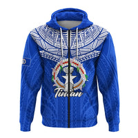 Custom Northern Mariana Islands Tinian Zip Hoodie LT12 - Wonder Print Shop