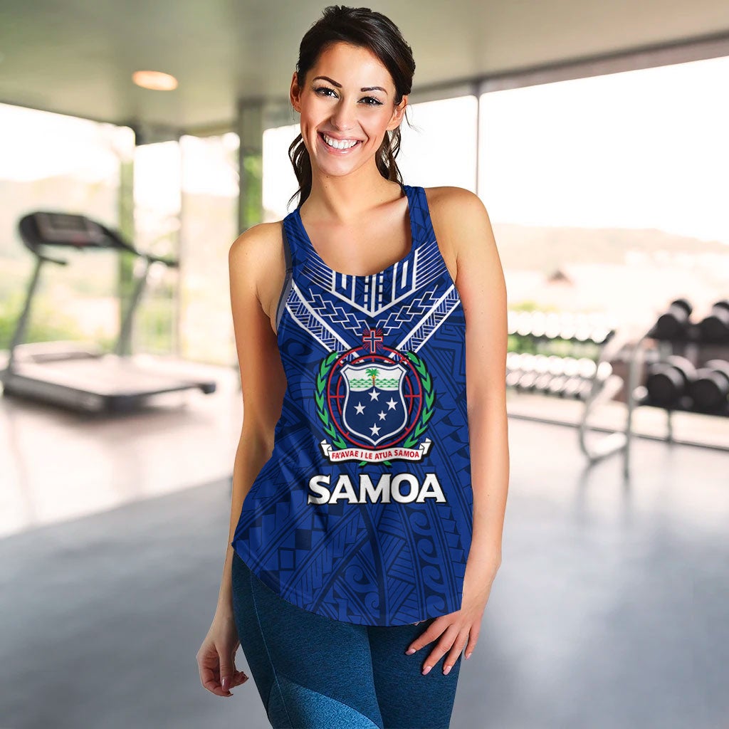 Samoa Women Tank Top Samoan Warrior Pride LT12 - Wonder Print Shop