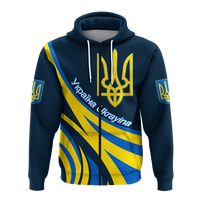 Ukraine Gold Trident Hoodie LT12 - Wonder Print Shop