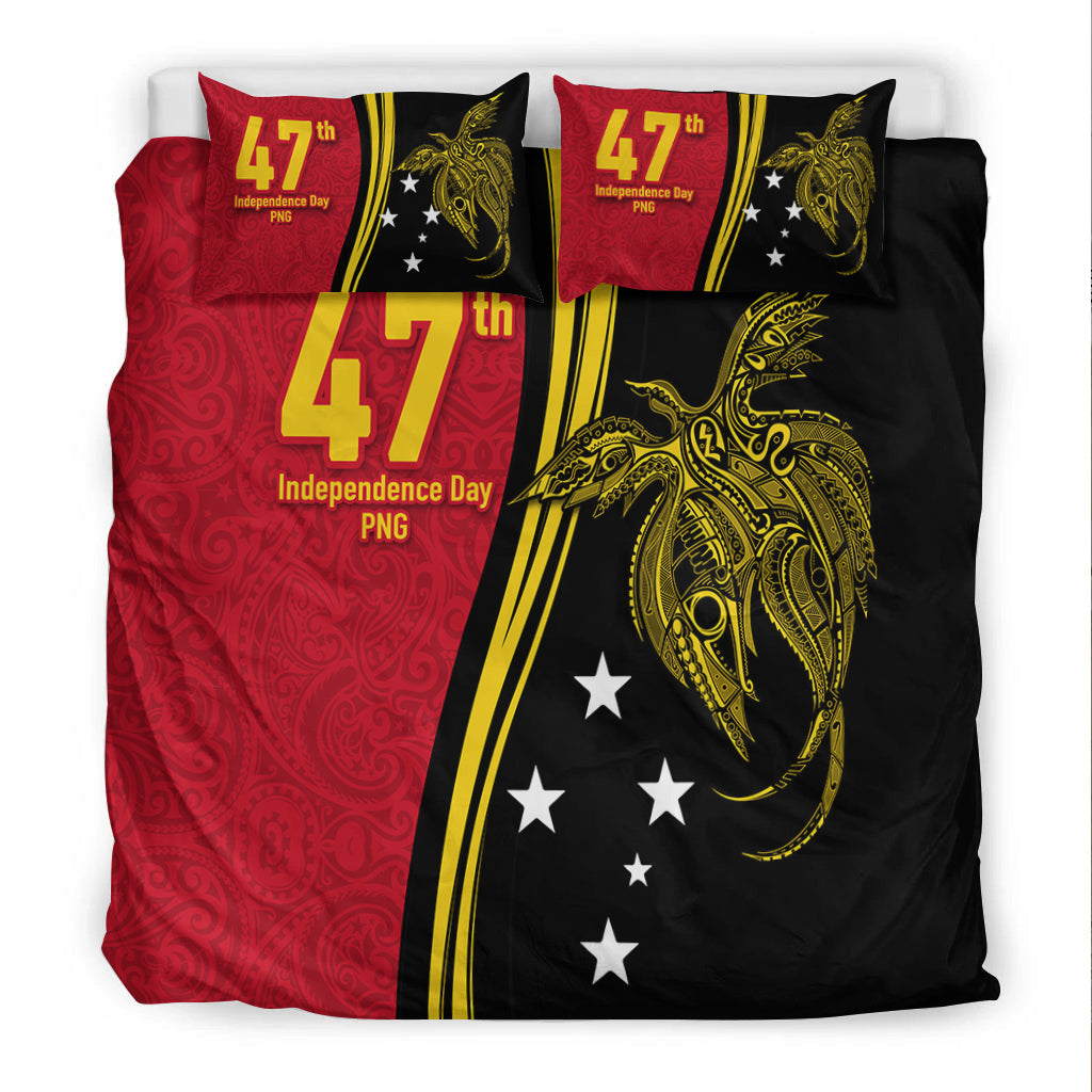 Papua New Guinea Independence Anniversary Polynesian Tribal Bedding Set - LT12 - Wonder Print Shop