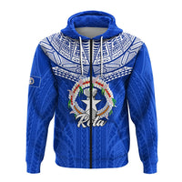Custom Northern Mariana Islands Rota Zip Hoodie LT12 - Wonder Print Shop
