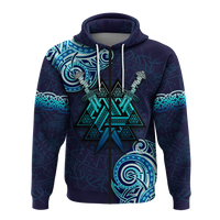 Viking Valknut Tattoo Art Hoodie LT12 - Wonder Print Shop