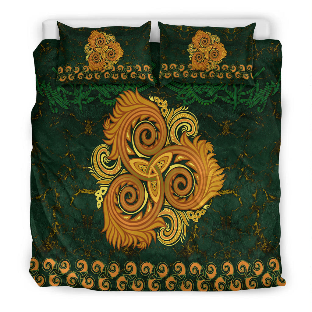 Celtic Disk Ornament Triple Spiral Bedding Set LT12 - Wonder Print Shop