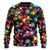 Christmas With Tree And Gift Cookies Gingerbread Man Neon Style Ugly Christmas Sweater - Wonder Print Shop