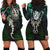 Aotearoa Paua Shell Hoodie Dress Maori Manaia and Fish LT13 - Wonder Print Shop