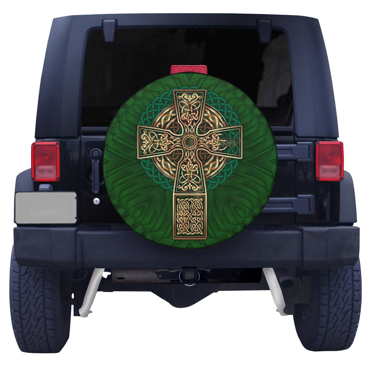 Celtic Cross Symbol Spare Tire Cover LT12 - Wonder Print Shop