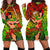 Hawaii Hula Girl Reggae Hoodie Dress LT2 - Wonder Print Shop
