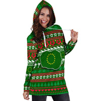 Cook Islands Christmas Hoodie Dress - Ugly Christmas LT12 - Wonder Print Shop