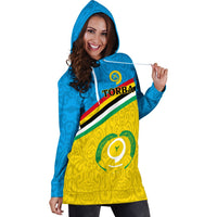 Vanuatu Torba Province Hoodie Dress Flag Style LT12 - Wonder Print Shop