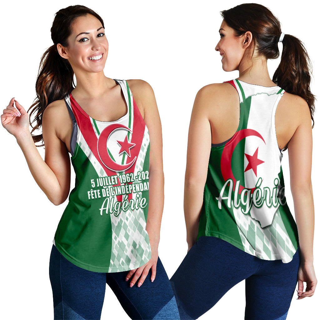 Algeria Independence Day 5 Juillet 1962 - 2022 Women Tank Top LT12 - Wonder Print Shop