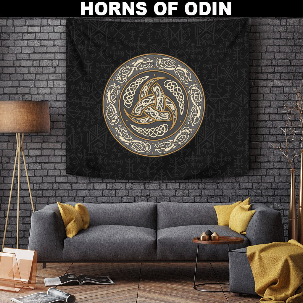 Viking Tapestry - Horns Of Odin RLT12 - Wonder Print Shop
