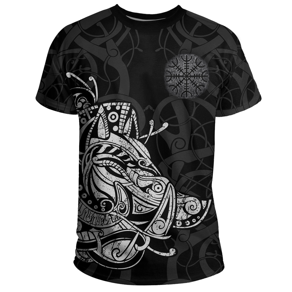 Viking Boar T Shirt RLT12 - Wonder Print Shop