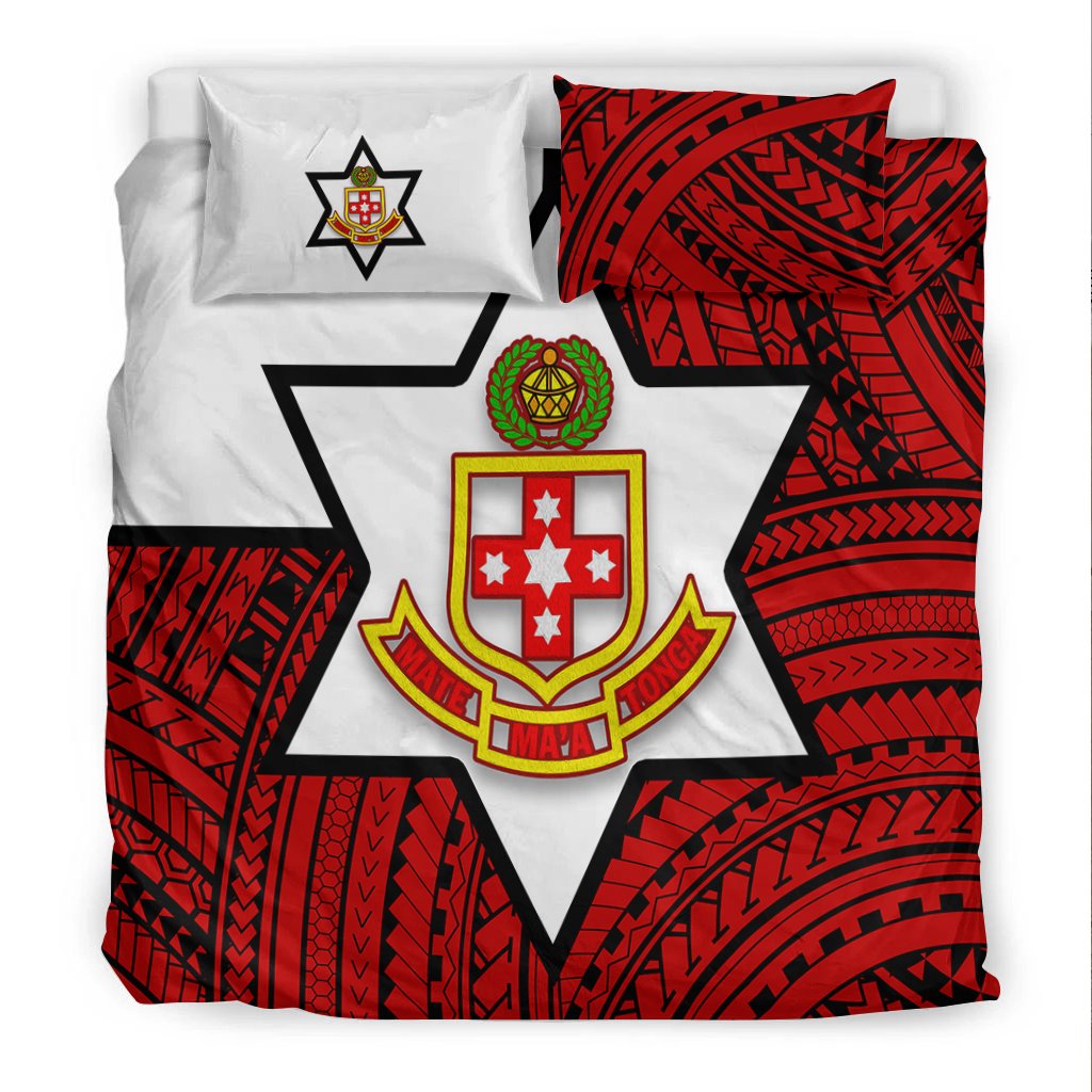 Kolisi Tonga Bedding Set - Mate Ma'a Tonga Red Original LT20 - Wonder Print Shop