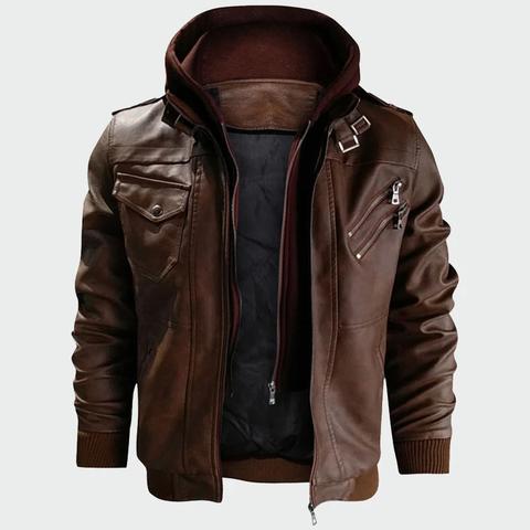 Viking Clothing Viking Available For Your Custom Zipper Leather Jacket RLT12 - Wonder Print Shop