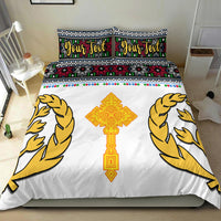 (Custom Personalised) Eritrea Tibeb Bedding Set Eritrean Cross Mix Flag Ver.02 LT13 - Wonder Print Shop