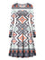 native-american-purple-design-long-sleeve-dress