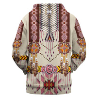 Native American Pink Pattern Breastplate 3D Hoodie LT10 - Wonder Print Shop