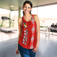 Kingdom of Tonga Women Racerback Tank 2021 Tonga National Day LT13 - Wonder Print Shop