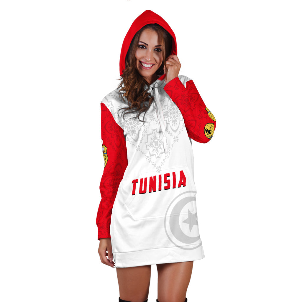 Tunisia Hoodie Dress Tunisian Patterns Sporty Style LT13 - Wonder Print Shop
