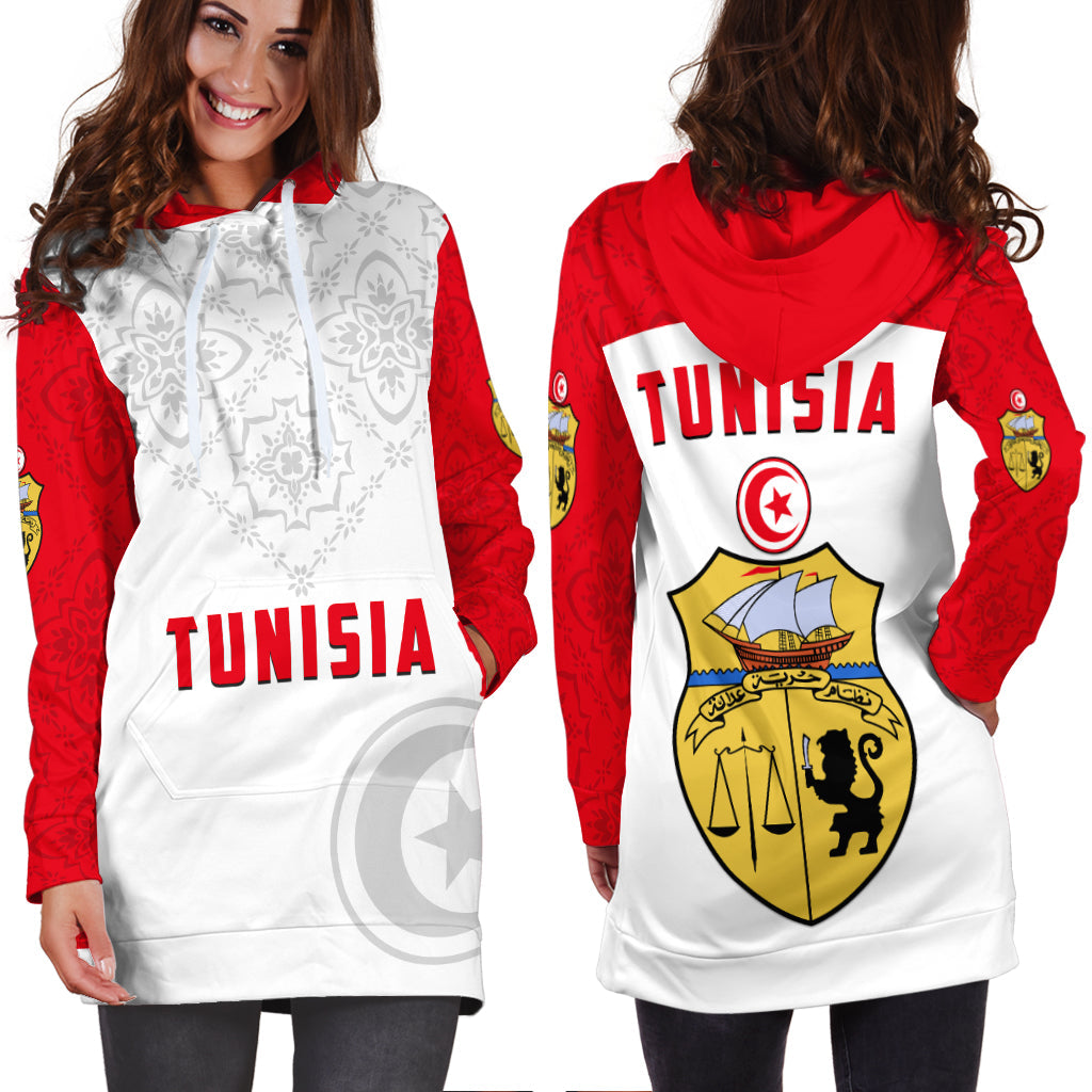 Tunisia Hoodie Dress Tunisian Patterns Sporty Style LT13 - Wonder Print Shop