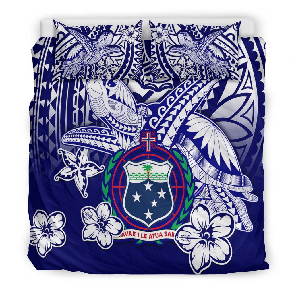 Samoa Polynesian Bedding Set Samoan Loved Turtles LT13 - Wonder Print Shop
