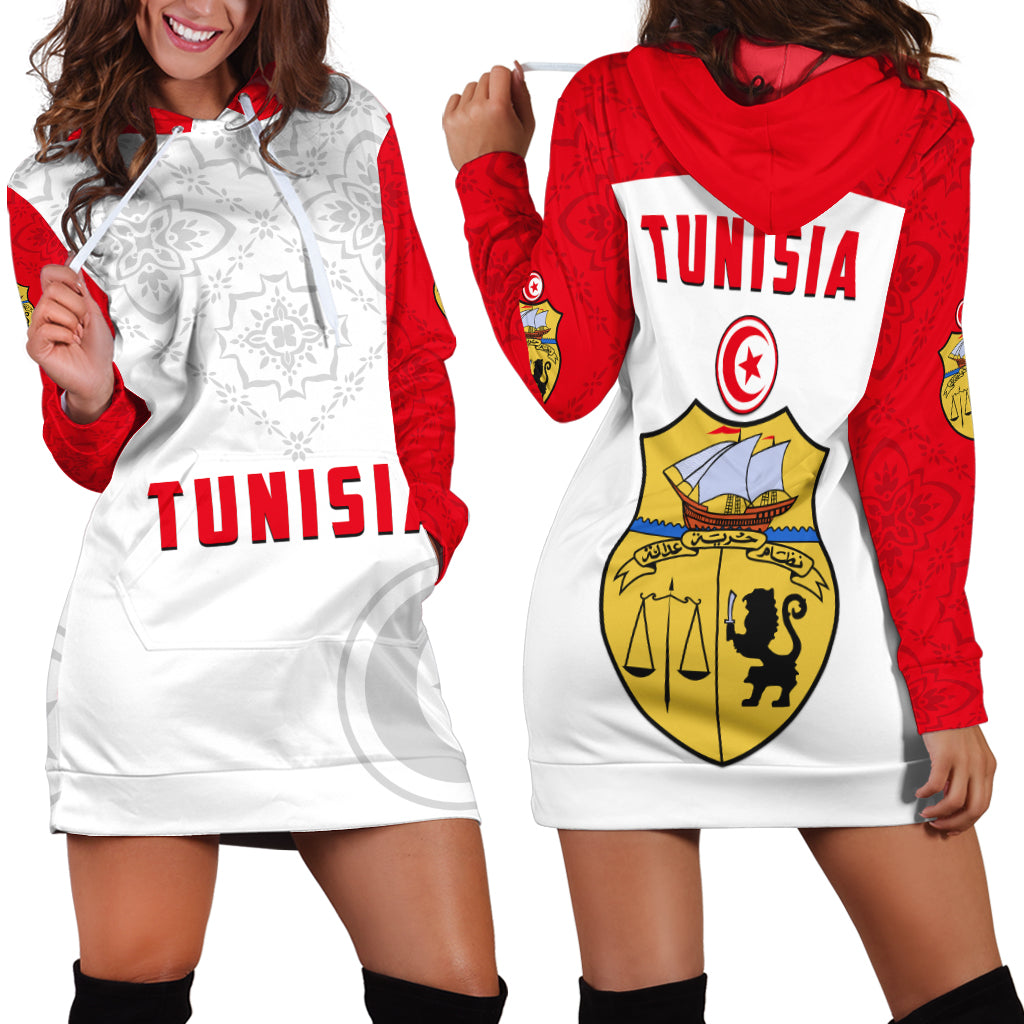 Tunisia Hoodie Dress Tunisian Patterns Sporty Style LT13 - Wonder Print Shop
