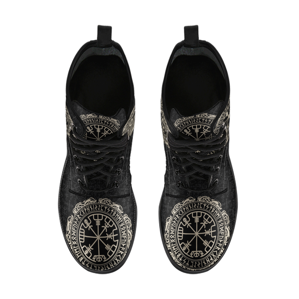 viking-mens-leather-boots-vegvisir-symbol-rune-circle-with-futhark