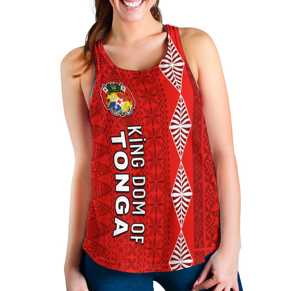 Kingdom of Tonga Women Racerback Tank 2021 Tonga National Day LT13 - Wonder Print Shop