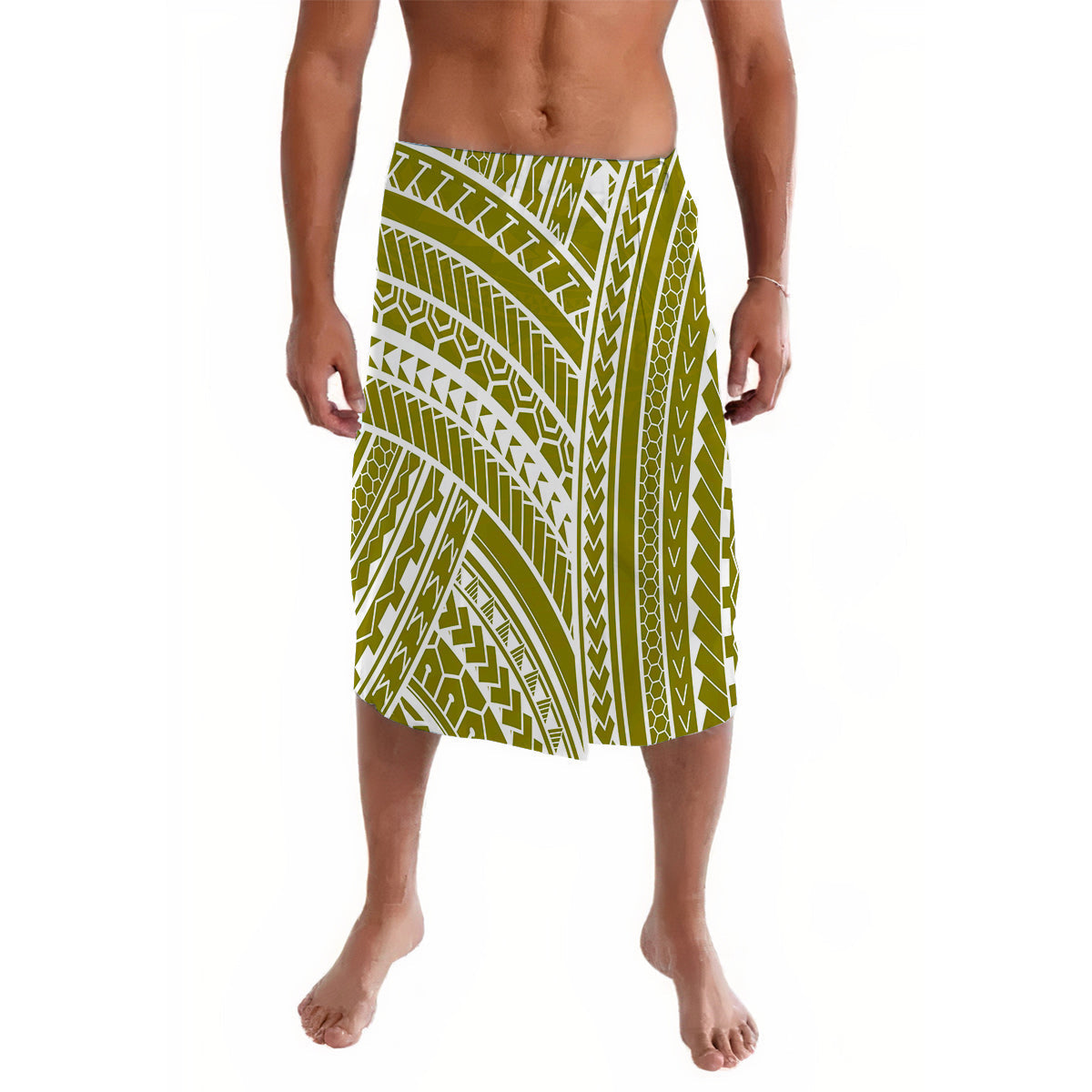 Polynesian Lavalava Simple Ver.01 Gold LT13 - Wonder Print Shop