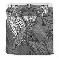 Hawaiian Islands Bedding Set Turtle Mix Hawaii Polynesian Gray LT13 - Wonder Print Shop