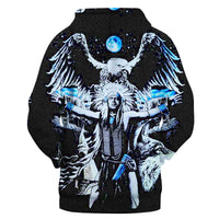 Native American Chief Eagle and Wolf 3D Hoodie LT10 - Wonder Print Shop