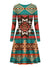 native-american-ethnic-ornament-seamless-pattern-long-sleeve-dress