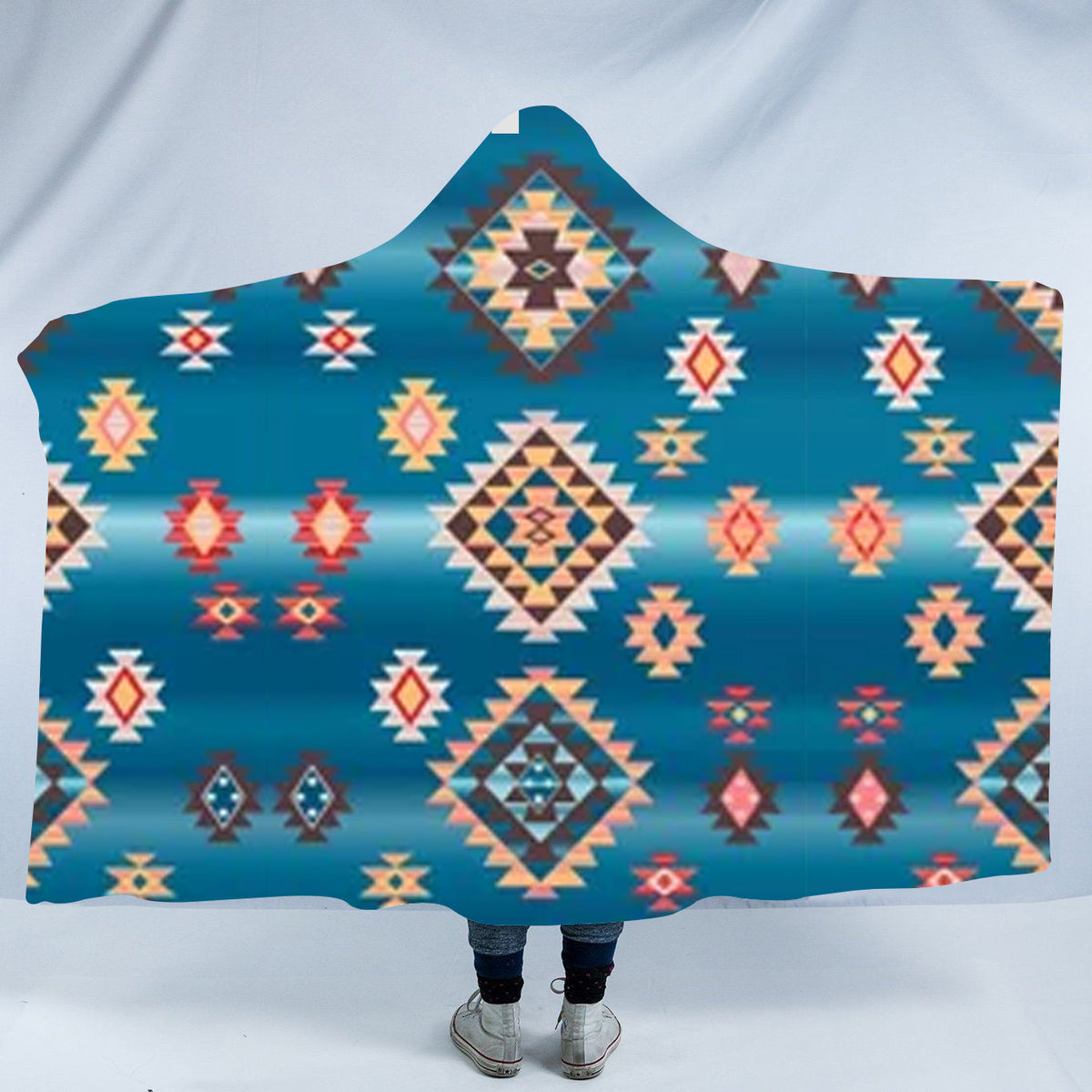 pattern-native-american-design-hooded-blanket
