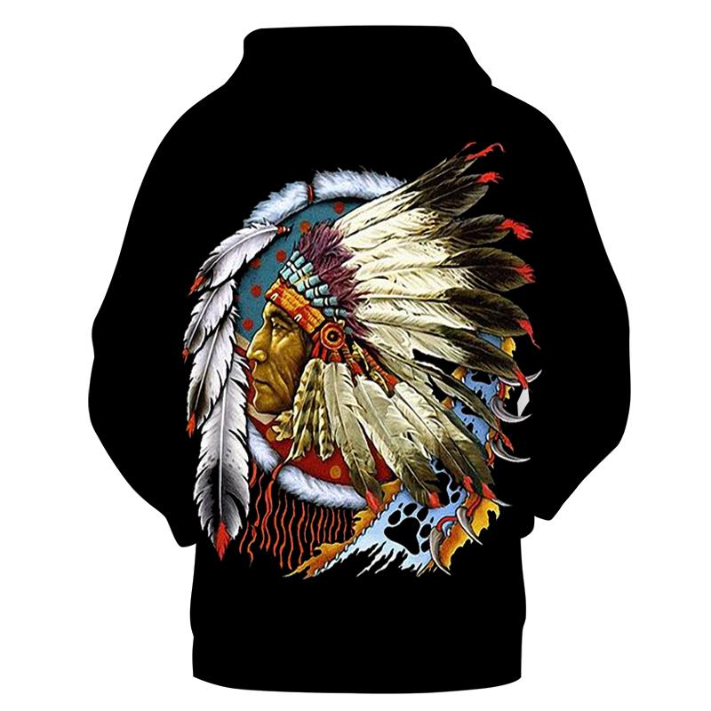 Chief Native American All Over Hoodie LT10 - Wonder Print Shop