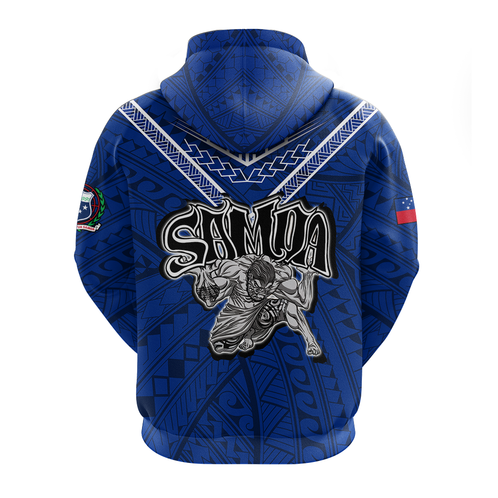 Samoa Hoodie Samoan Warrior Pride LT12 - Wonder Print Shop