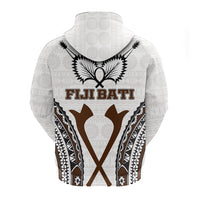 Fiji Bati Tapa Pattern Zip Hoodie LT12 - Wonder Print Shop