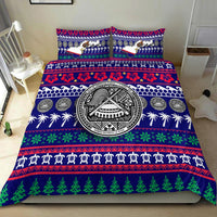 American Samoa Christmas Bedding Set - Ugly Christmas LT12 - Wonder Print Shop