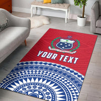 (Custom Personalised) Tuamasaga Samoa Area Rug Polynesian Pattern LT13 - Wonder Print Shop