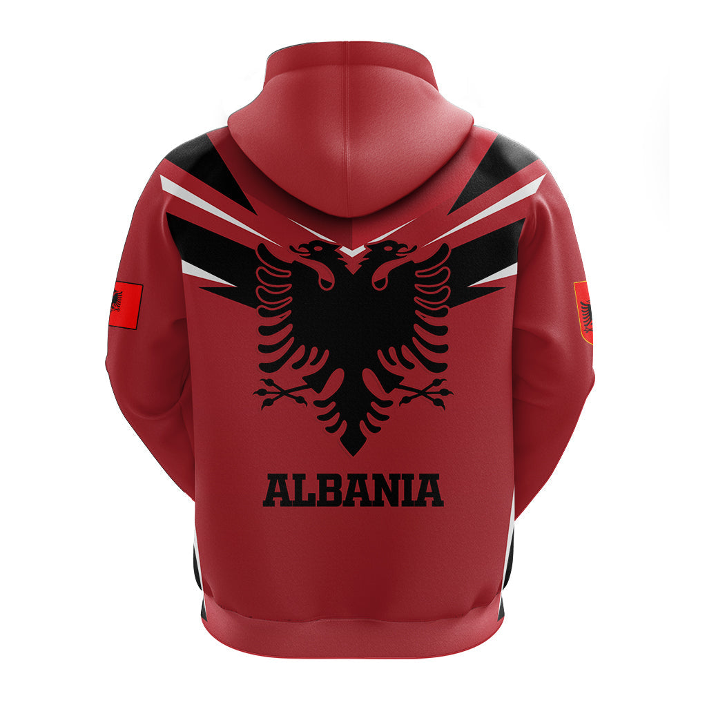 Albania Pride Hoodie LT12 - Wonder Print Shop