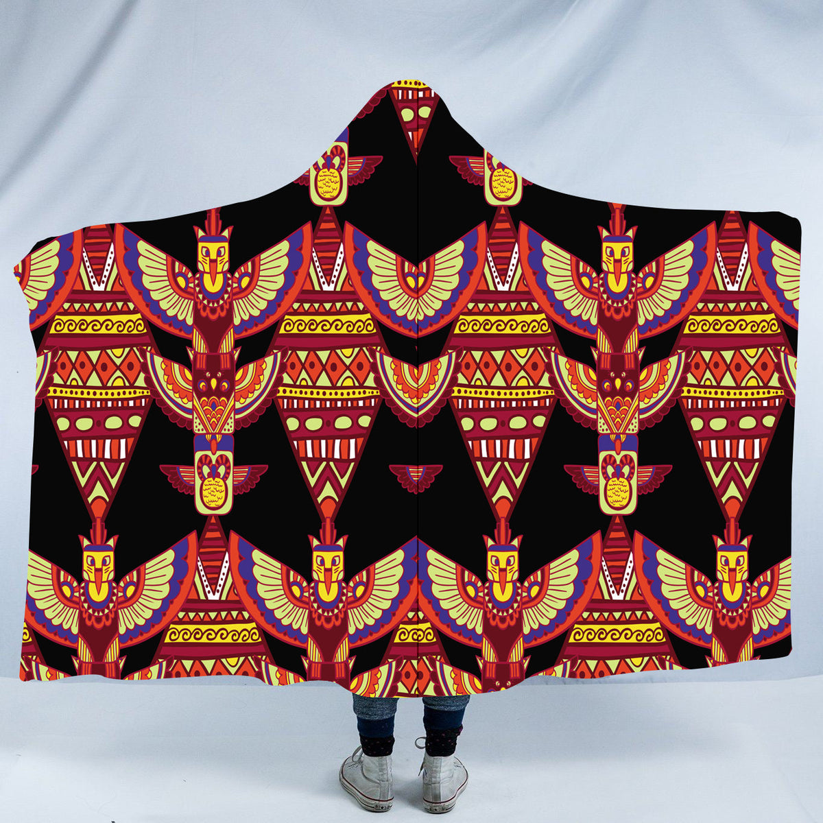 native-american-ethnic-pattern-hooded-blanket