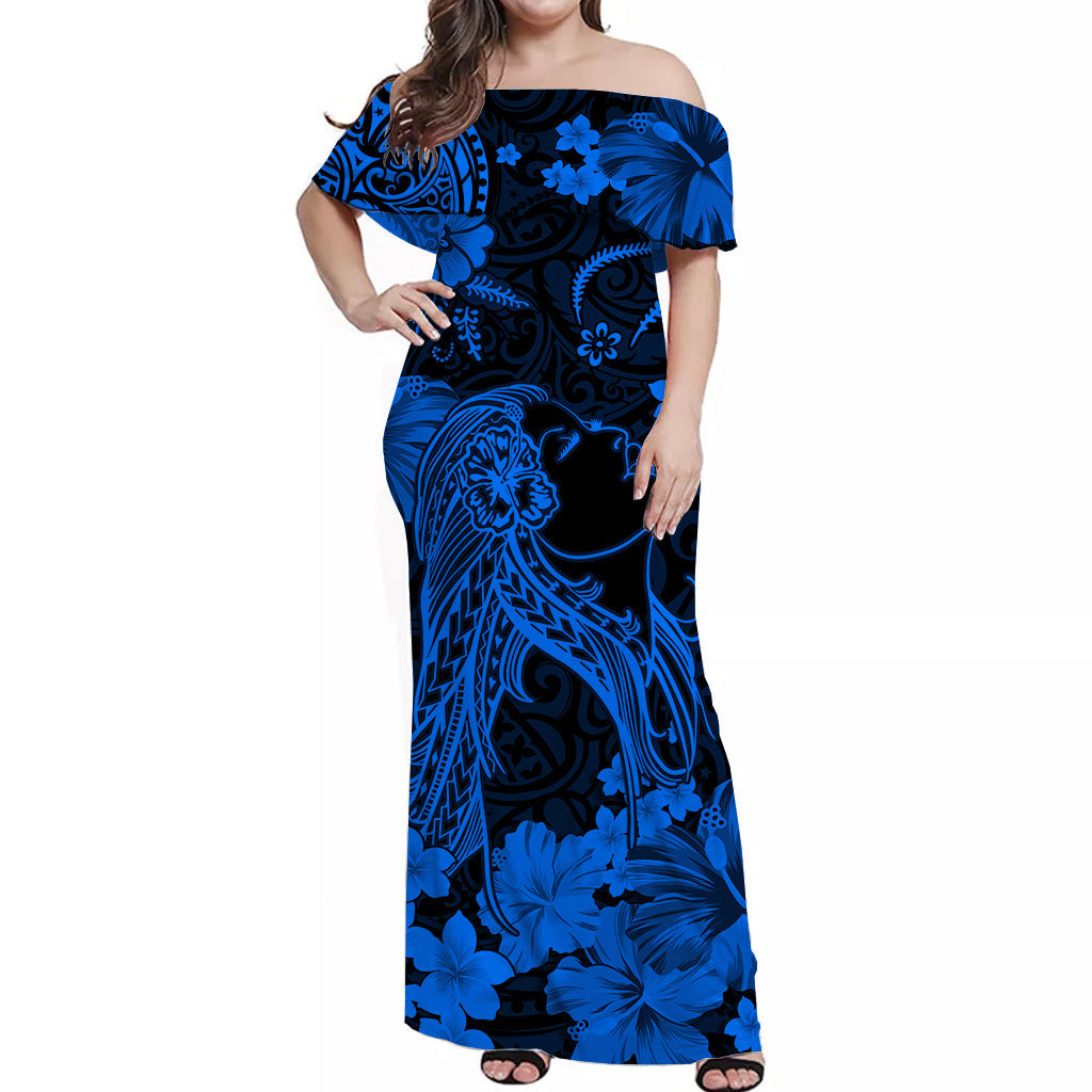 hawaii-off-shoulder-long-dress-polynesia-blue-beautiful-hula-girl