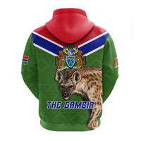 The Gambia Hoodie Spotted Hyena LT12 - Wonder Print Shop
