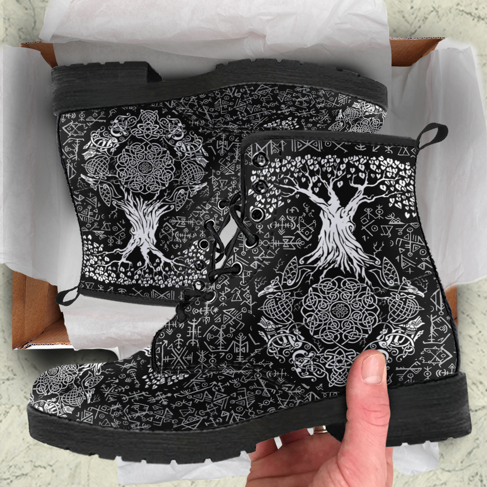 viking-womens-leather-boots-tree-of-life-celtic-knot-with-futhark