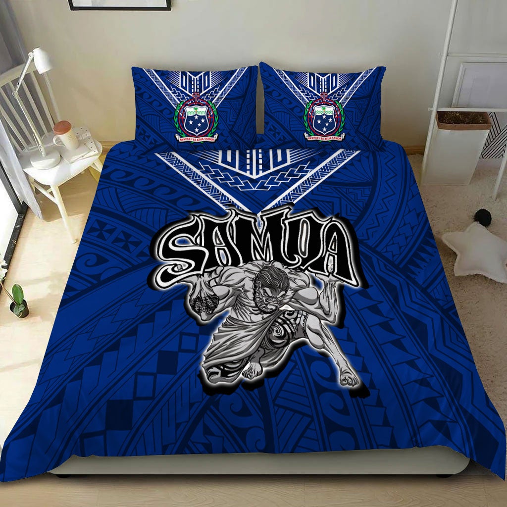 Samoa Bedding Set Samoan Warrior Pride LT12 - Wonder Print Shop