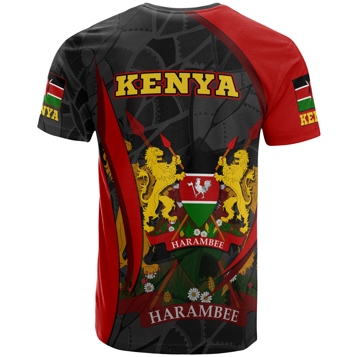 Kenya T Shirt Kenyan Spirit - Wonder Print Shop