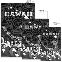 Hawaii King Kamehameha Aloha Hawai'i Nei Area Rug LT2 - Wonder Print Shop