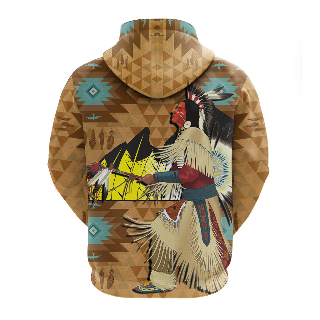 Native American Hoodie Indigenous Chief LT12 - Wonder Print Shop