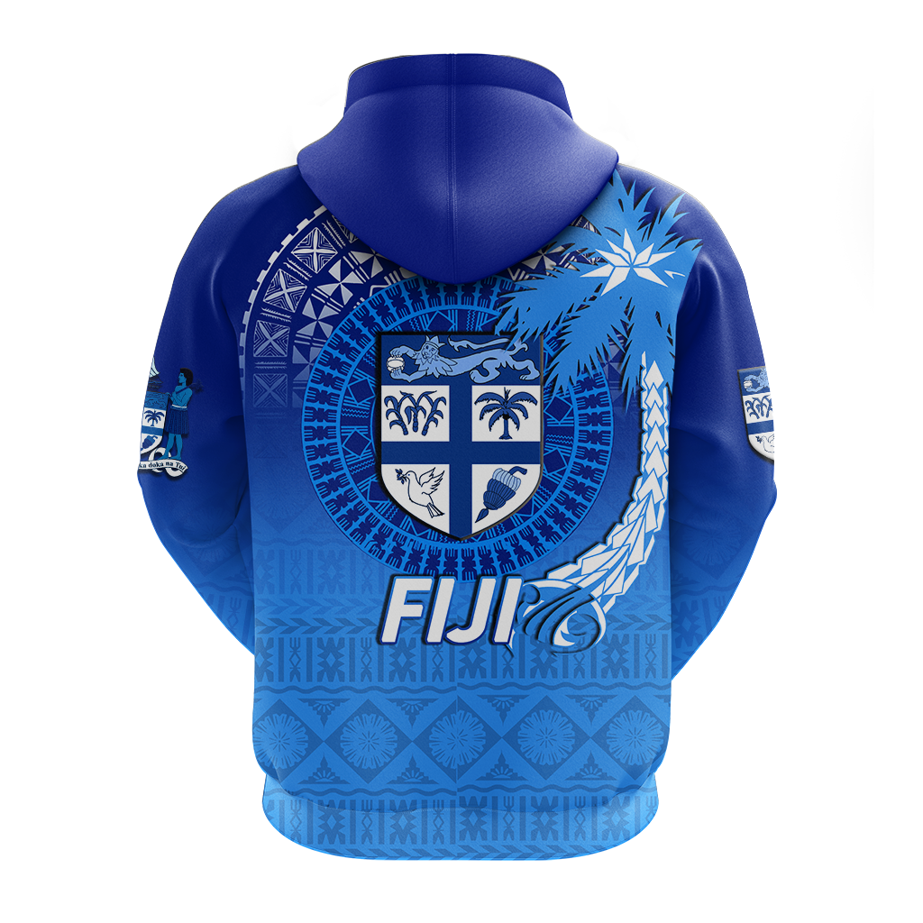 Fiji Tapa Tribal Coconut Tree Hoodie LT12 - Wonder Print Shop